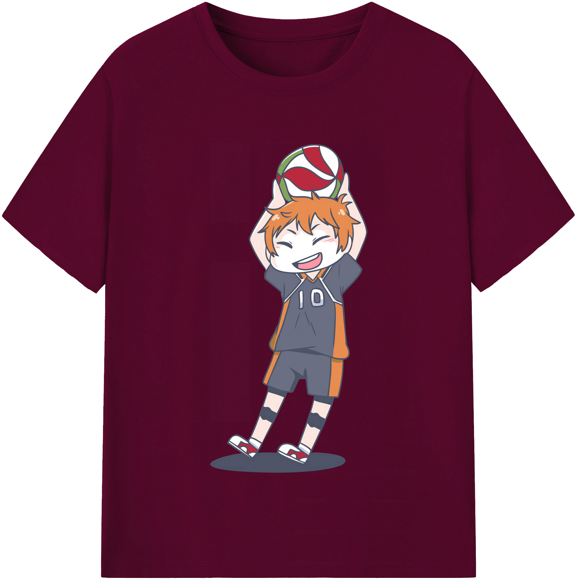 （画像用） ハイキュー!! Haikyu!! レディースカジュアルプリントTシャツ（綿100％）